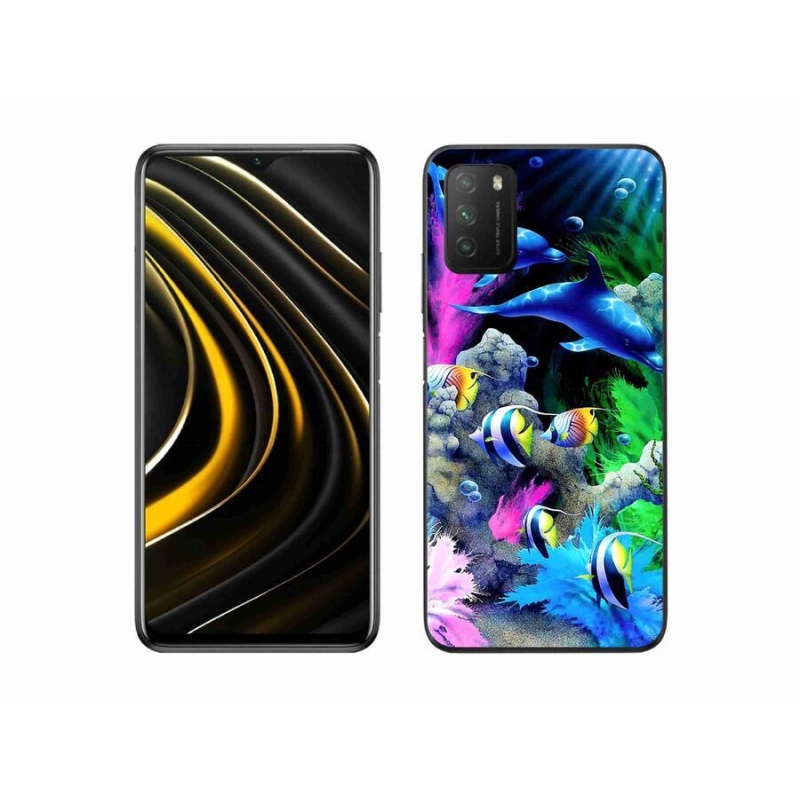Gél tok mmCase a Xiaomi Poco M3 készülékhez - tengeri világ