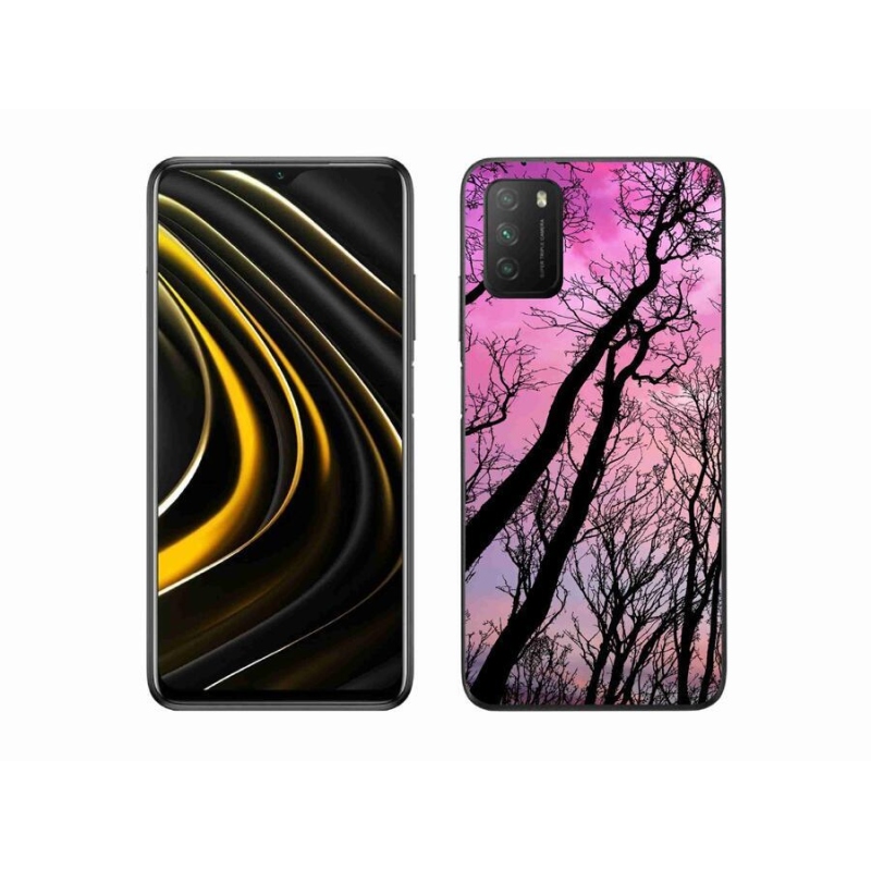 Gél tok mmCase a Xiaomi Poco M3-hoz - kidőlt fák