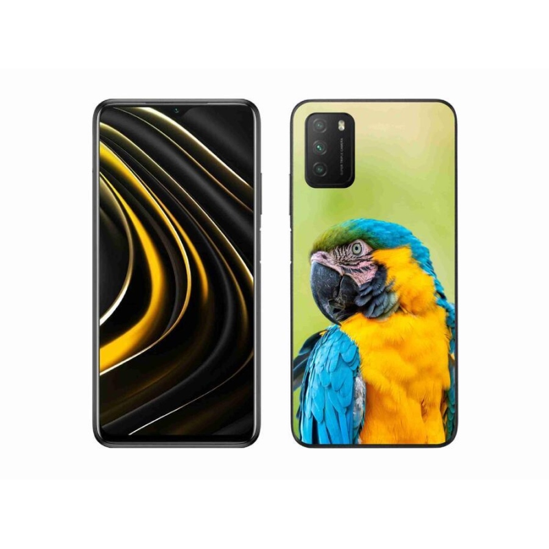 Gél tok mmCase a Xiaomi Poco M3 készülékhez - parrot ara 2