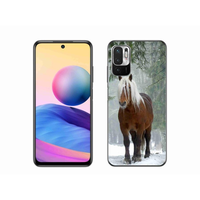 Gél tok mmCase a Xiaomi Poco M3 Pro/5G számára - ló az erdőben