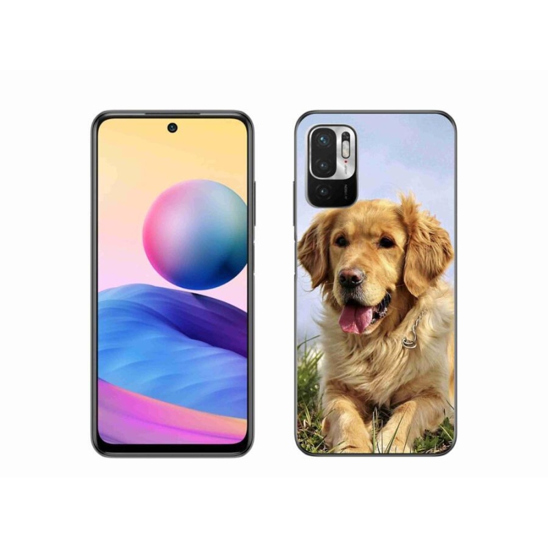 Gél tok mmCase a Xiaomi Poco M3 Pro/5G számára - arany retriever