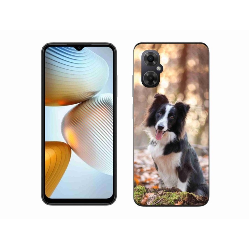 Gél tok mmCase a Xiaomi Poco M4 5G-hez - border colie 1