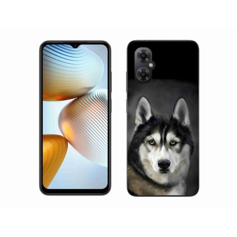 Gél tok mmCase a Xiaomi Poco M4 5G-hez - husky