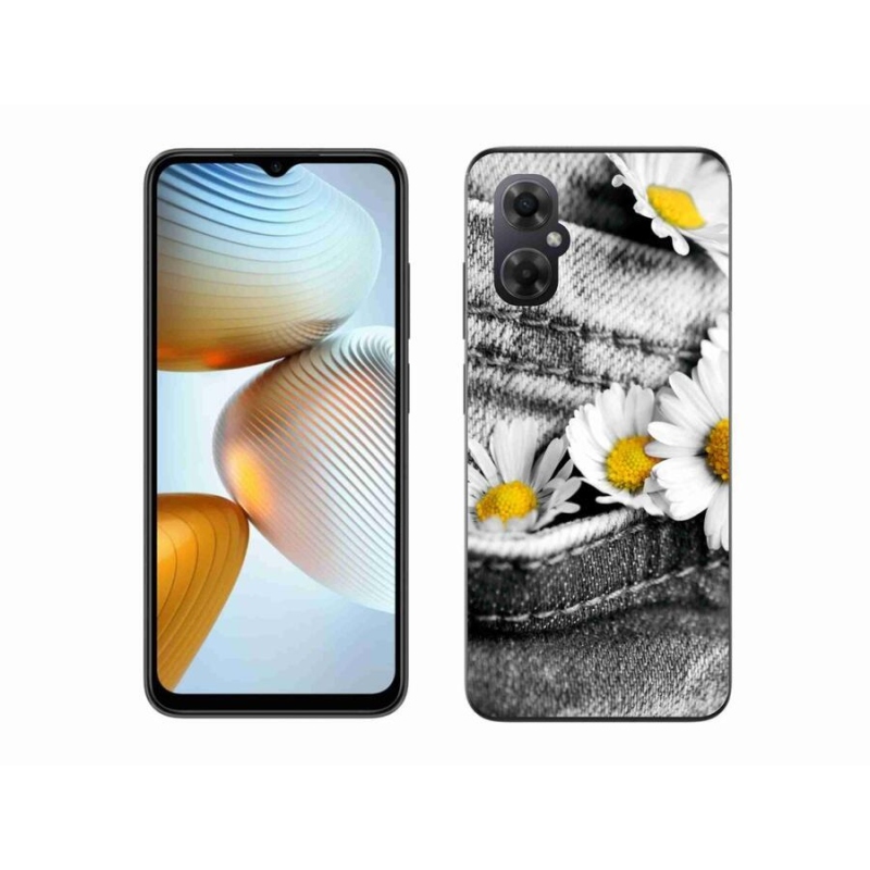 Gél tok mmCase a Xiaomi Poco M4 5G-hez - margaréták