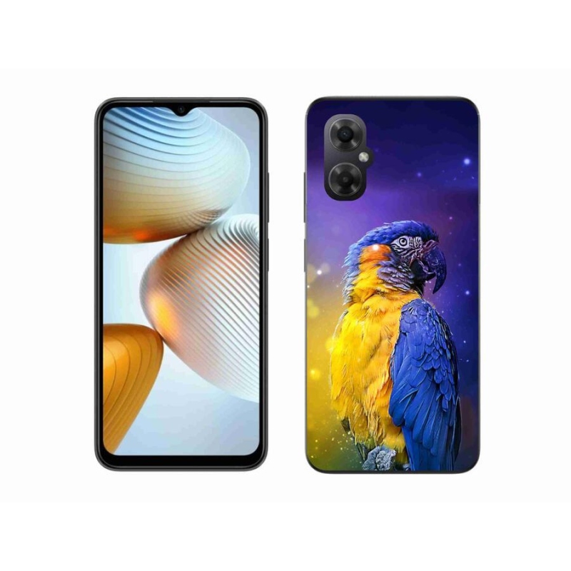 Gél tok mmCase a Xiaomi Poco M4 5G-hez - papagáj ara 1