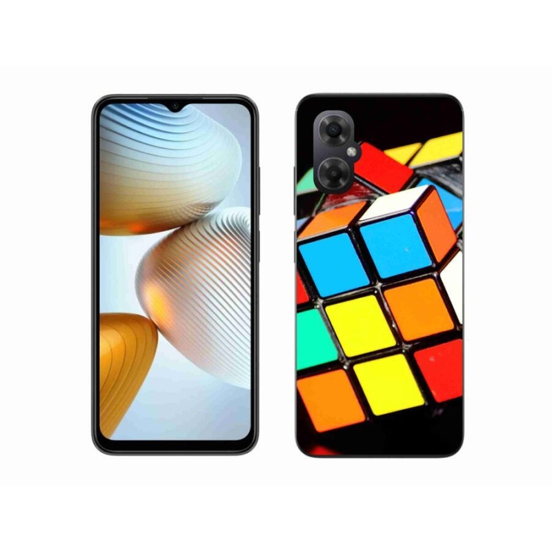 Gél tok mmCase a Xiaomi Poco M4 5G számára - Rubik-kocka
