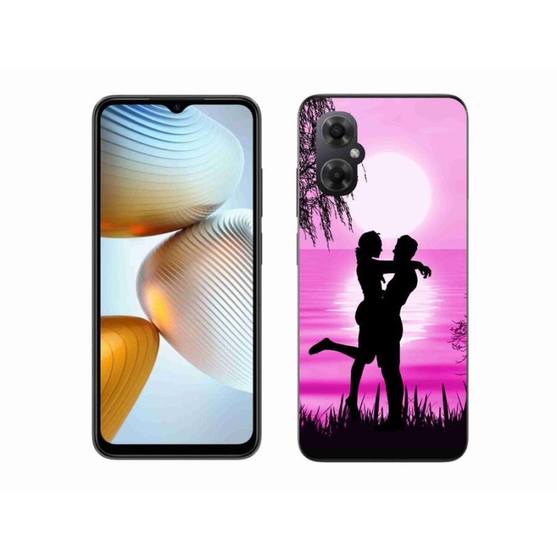 Gél tok mmCase a Xiaomi Poco M4 5G-hez - naplemente