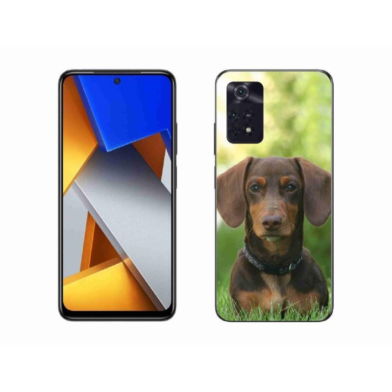 Zselés tok mmCase a Xiaomi Poco M4 Pro 4G-hez - barna tacskó