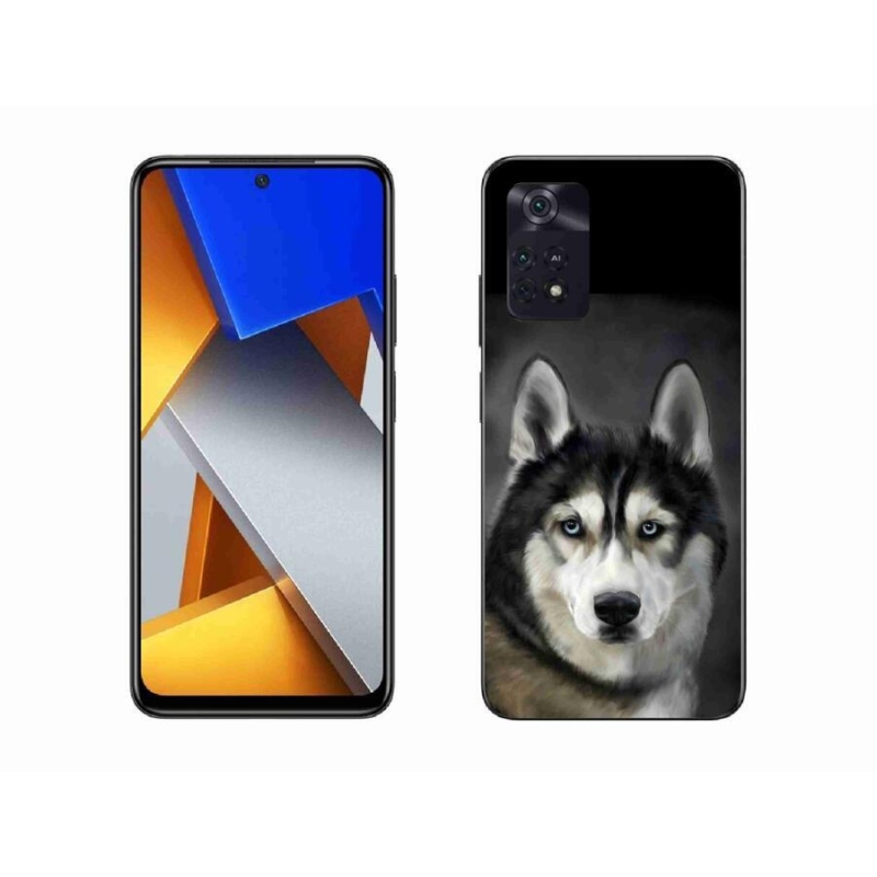 Gél tok mmCase a Xiaomi Poco M4 Pro 4G-hez - husky