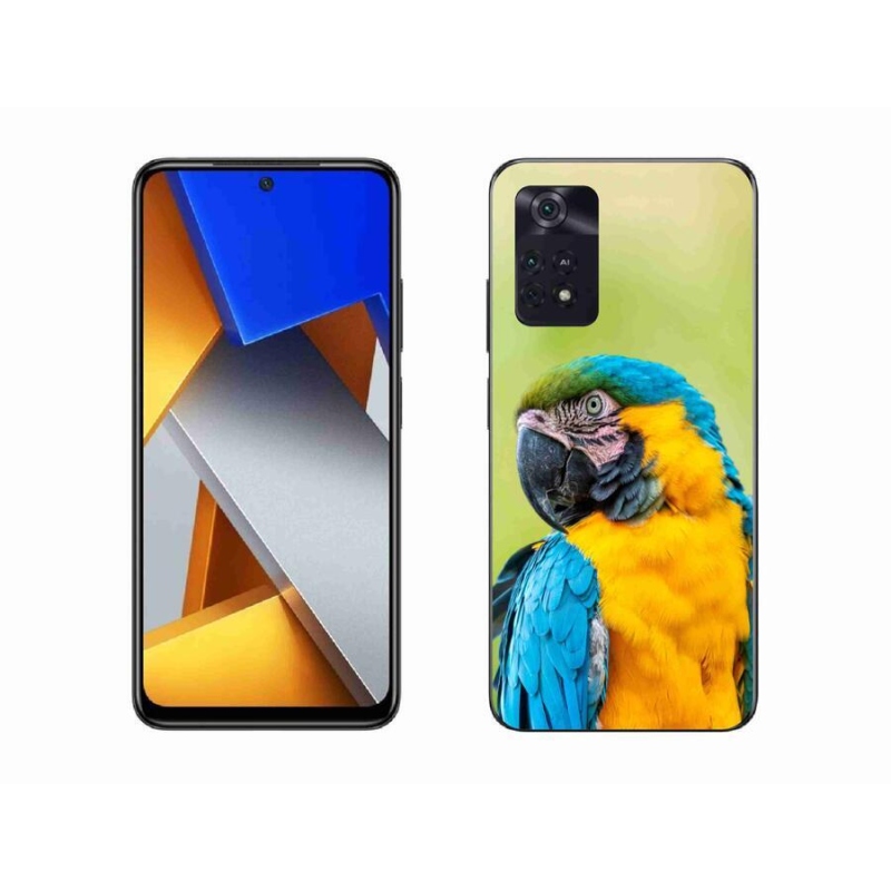 Gél tok mmCase a Xiaomi Poco M4 Pro 4G-hez - papagáj ara 2