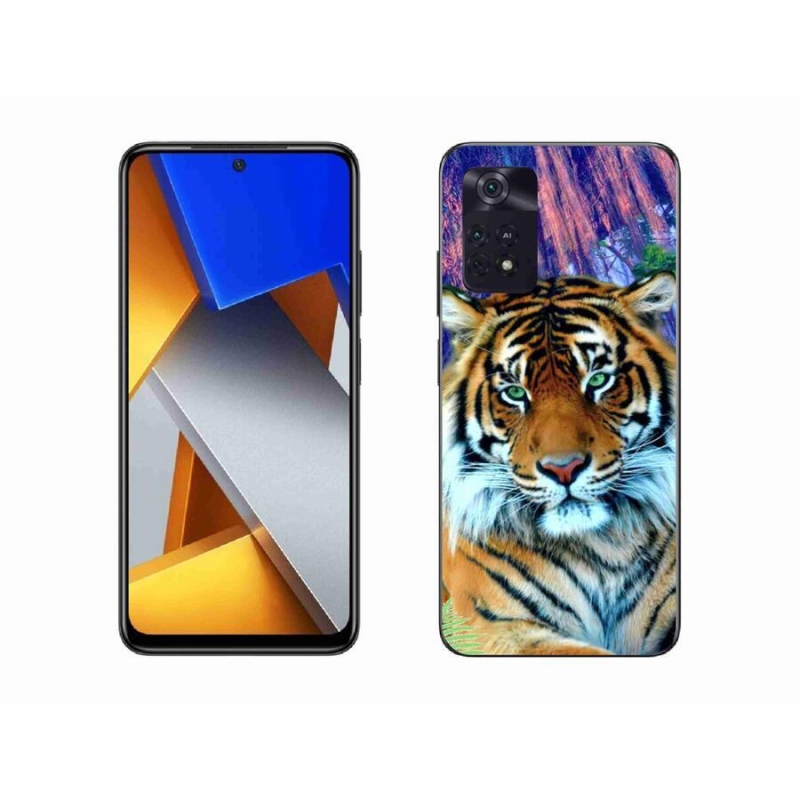 Gél tok mmCase a Xiaomi Poco M4 Pro 4G-hez - tigris