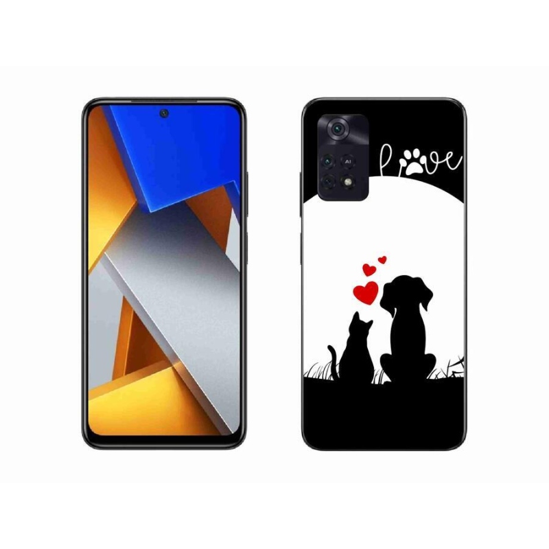 Gél tok mmCase a Xiaomi Poco M4 Pro 4G-hez - állati szeretet