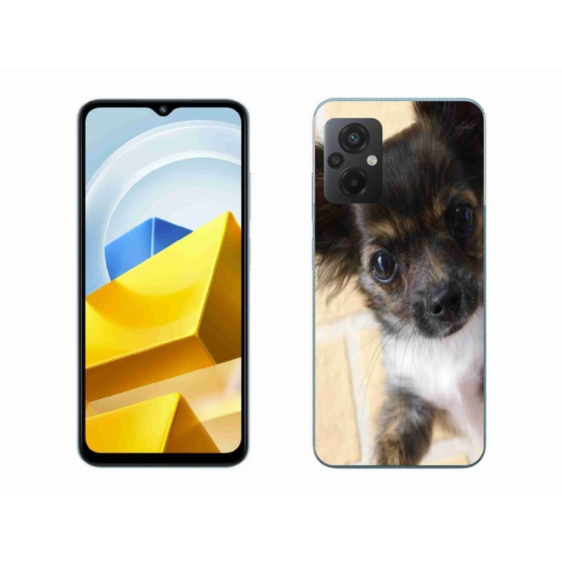 Gél tok mmCase a Xiaomi Poco M5 4G-hez - chihuahua 2