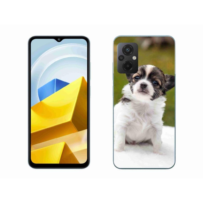 Gél tok mmCase a Xiaomi Poco M5 4G-hez - chihuahua 4