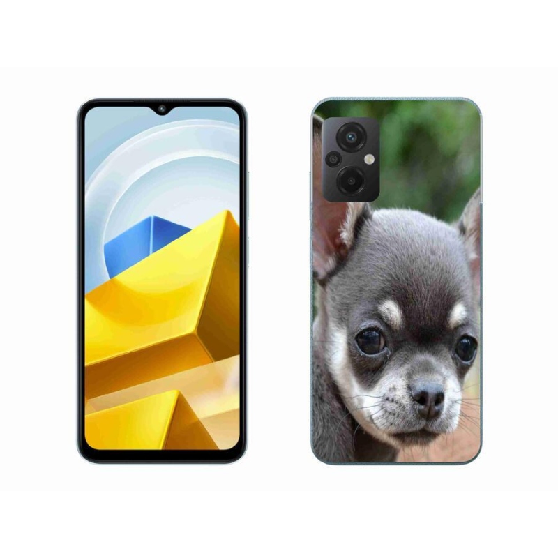 Gél tok mmCase a Xiaomi Poco M5 4G-hez - chihuahua
