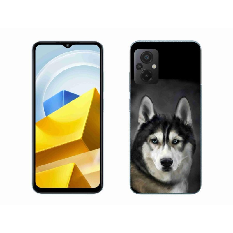 Gél tok mmCase a Xiaomi Poco M5 4G-hez - husky