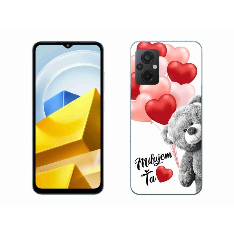 Gél tok mmCase a Xiaomi Poco M5 4G-hez - I love you