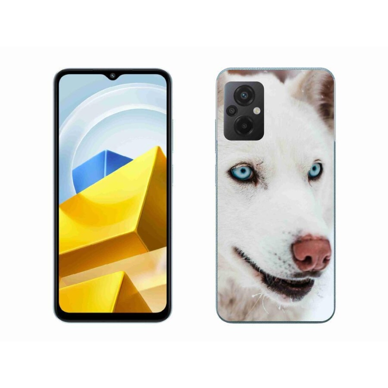 Gél tok mmCase a Xiaomi Poco M5 4G-hez - kutyaszemmel nézve