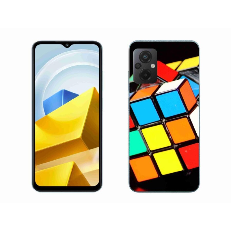 Gél tok mmCase a Xiaomi Poco M5 4G-hez - Rubik-kocka