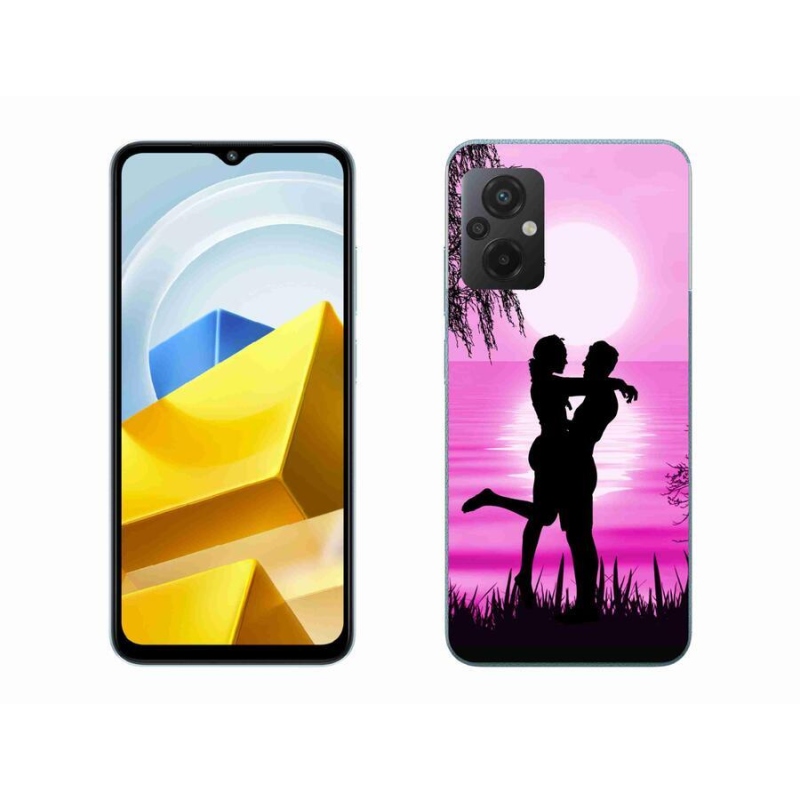 Gél tok mmCase a Xiaomi Poco M5 4G-hez - naplemente