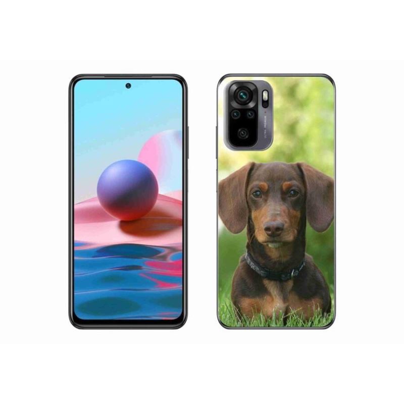 Gél tok mmCase a Xiaomi Poco M5s készülékhez - barna tacskó