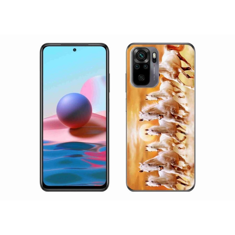 Gél tok mmCase a Xiaomi Poco M5s számára - lovak 2