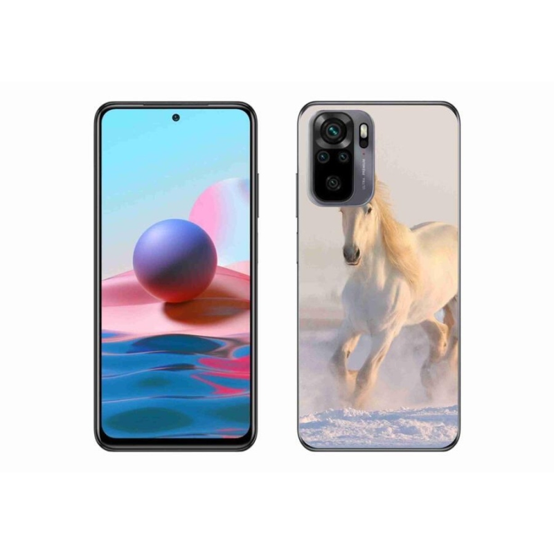 Gél tok mmCase a Xiaomi Poco M5s számára - ló a hóban