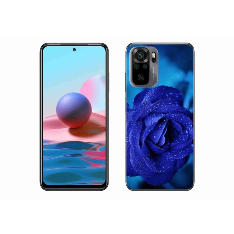 Gél tok mmCase a Xiaomi Poco M5s készülékhez - kék rózsa