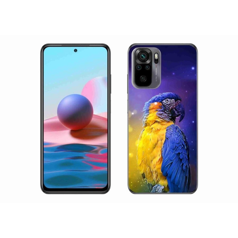 Gél tok mmCase a Xiaomi Poco M5s készülékhez - papagáj ara 1