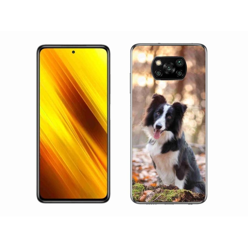Gél tok mmCase a Xiaomi Poco X3-hoz - border colie 1