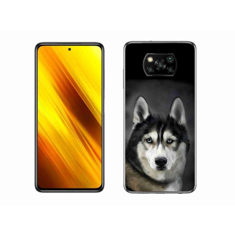 Gél tok mmCase a Xiaomi Poco X3-hoz - husky