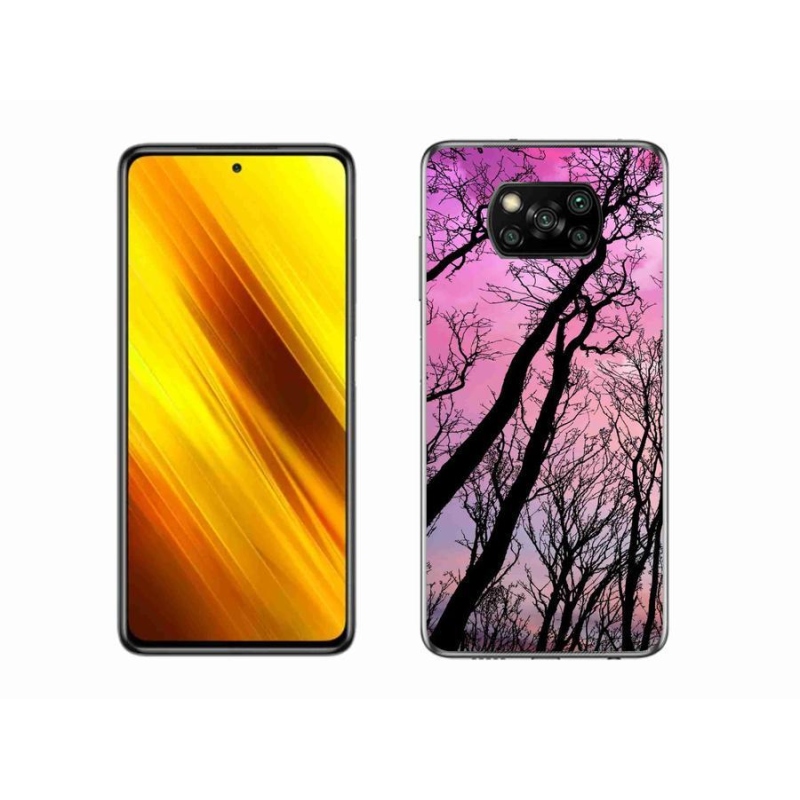 Gél tok mmCase a Xiaomi Poco X3 számára - kidőlt fák