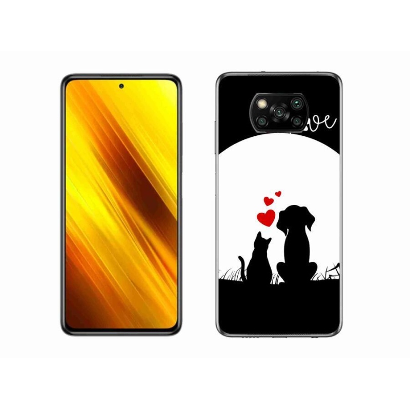 Gél tok mmCase a Xiaomi Poco X3 Pro számára - állatszerelem