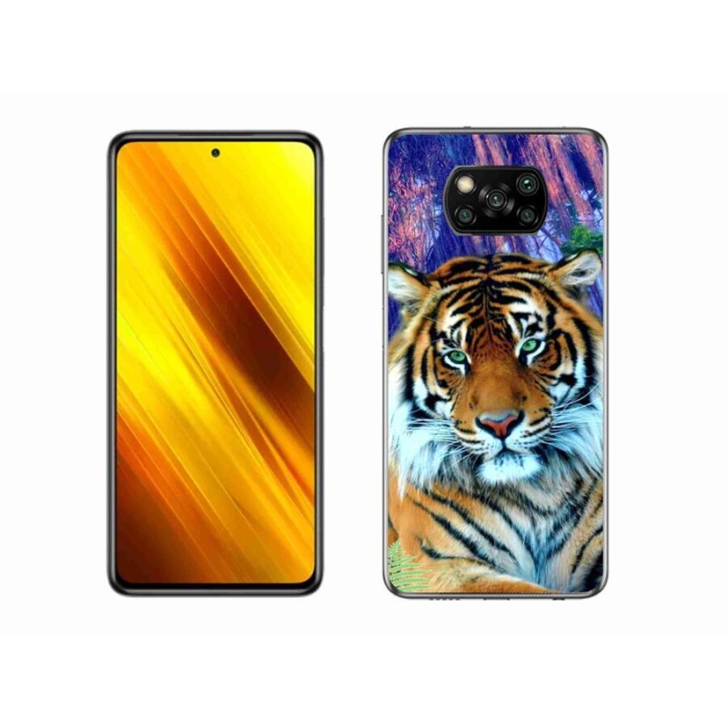 Gél tok mmCase a Xiaomi Poco X3-hoz - tigris