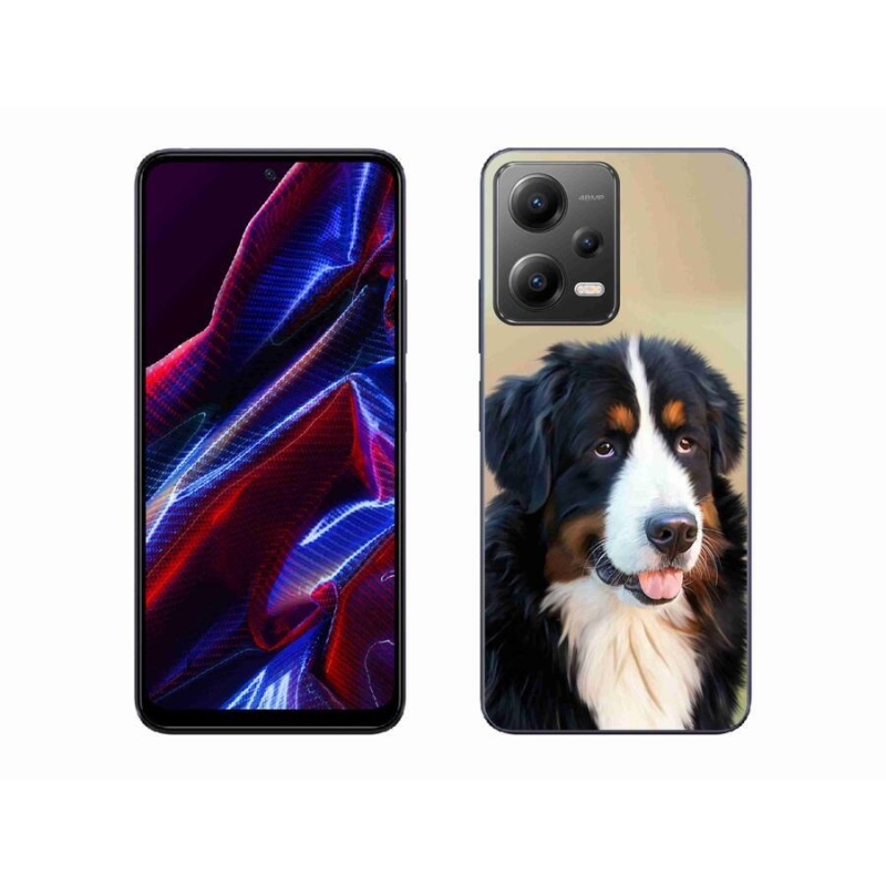 Gél tok mmCase a Xiaomi Poco X5 5G készülékhez - Berni hegyi kutya