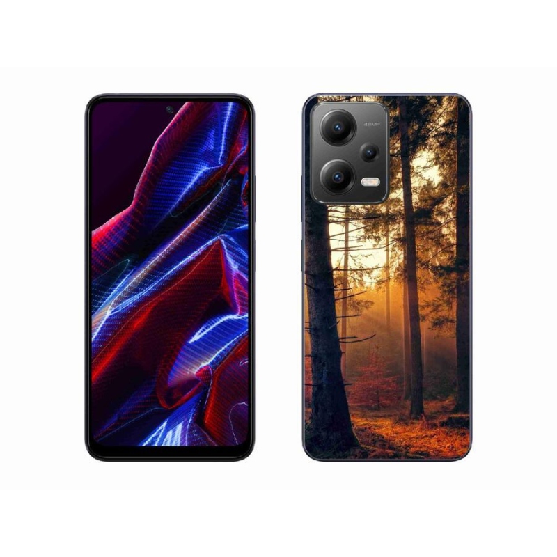 Gél tok mmCase a Xiaomi Poco X5 5G-hez - erdő