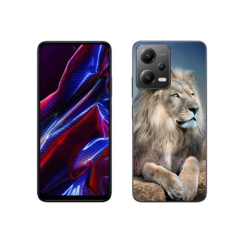 Gél tok mmCase a Xiaomi Poco X5 5G-hez - Lion 1