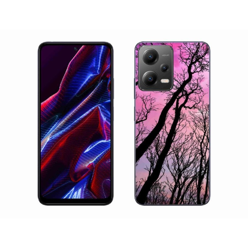 Gél tok mmCase a Xiaomi Poco X5 5G számára - kidőlt fák