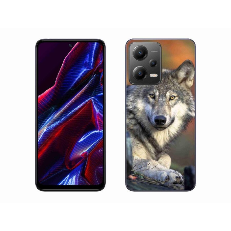 Gél tok mmCase a Xiaomi Poco X5 5G számára - farkas