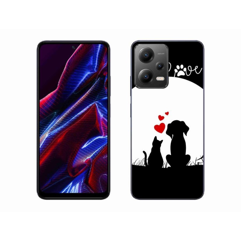 Gél tok mmCase a Xiaomi Poco X5 5G-hez - állati szeretet
