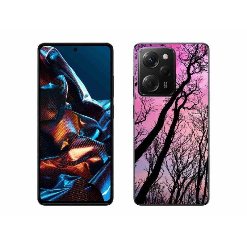 Gél tok mmCase a Xiaomi Poco X5 Pro 5G számára - kidőlt fák