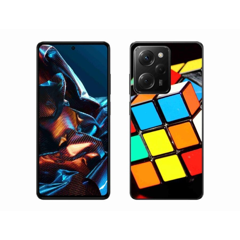 Gél tok mmCase a Xiaomi Poco X5 Pro 5G számára - Rubik-kocka
