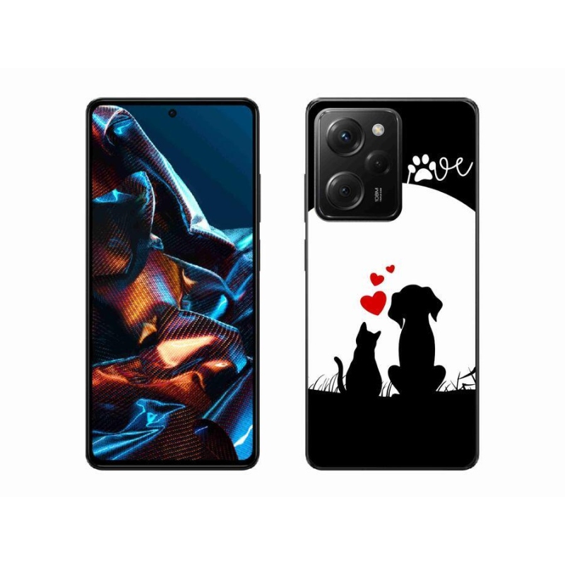 Gél tok mmCase a Xiaomi Poco X5 Pro 5G-hez - állati szeretet