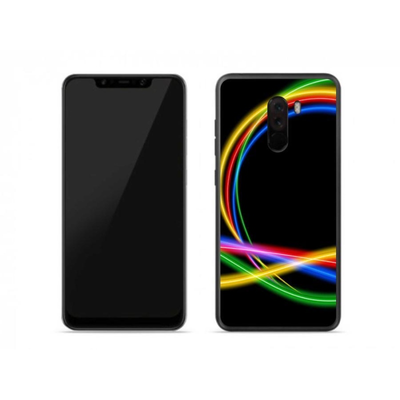 Gél tok mmCase a Xiaomi Pocophone F1 készülékhez - neon körök