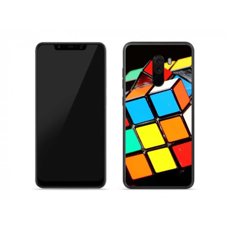Gél tok mmCase a Xiaomi Pocophone F1-hez - Rubik-kocka