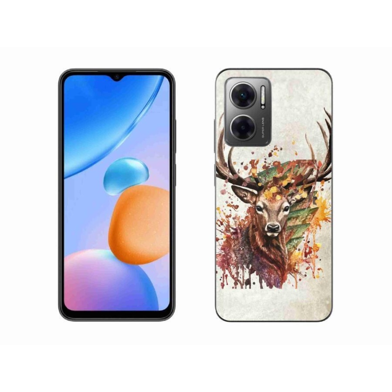 Gél tok mmCase a Xiaomi Redmi 10 5G számára - szarvas 1