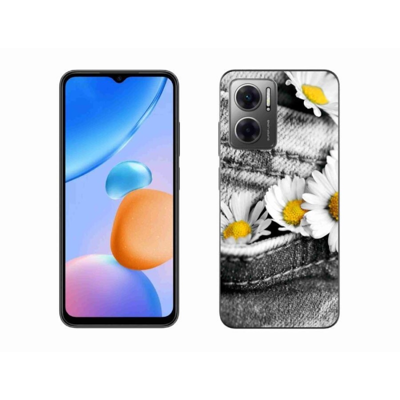 Gél tok mmCase a Xiaomi Redmi 10 5G-hez - százszorszépek