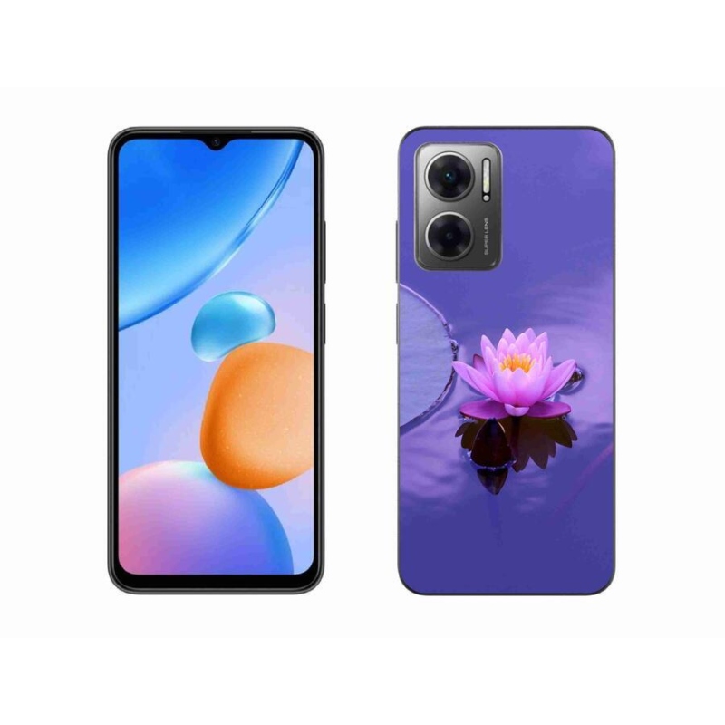 Gél tok mmCase a Xiaomi Redmi 10 5G-hez - virág a vízen