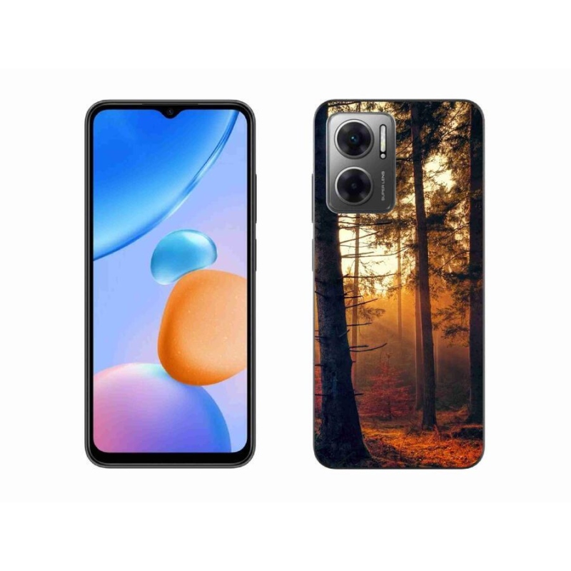 Gél tok mmCase a Xiaomi Redmi 10 5G-hez - erdő