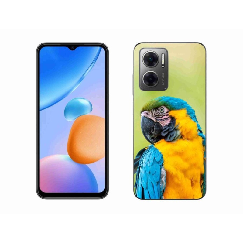 Gél tok mmCase a Xiaomi Redmi 10 5G-hez - papagáj ara 2